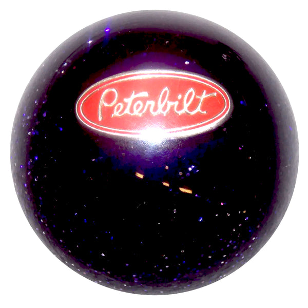 Twisted Shifterz - Black Peterbilt Logo Shift Knob (Various Colors