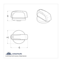 06+ Peterbilt Heater Knob