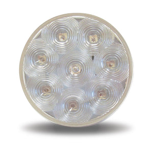 Trux 4" Red or Clear Lens w RED LEDs Stop/Turn/Tail LED Fleet Light