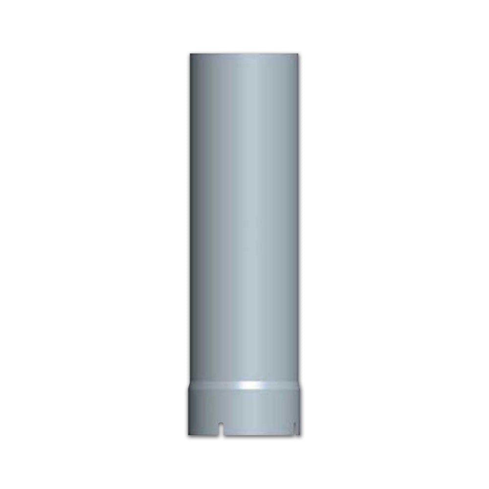 Lincoln Industries - 84" Tall x 7" Diameter Flat Top Chrome Plated Exhaust Stack