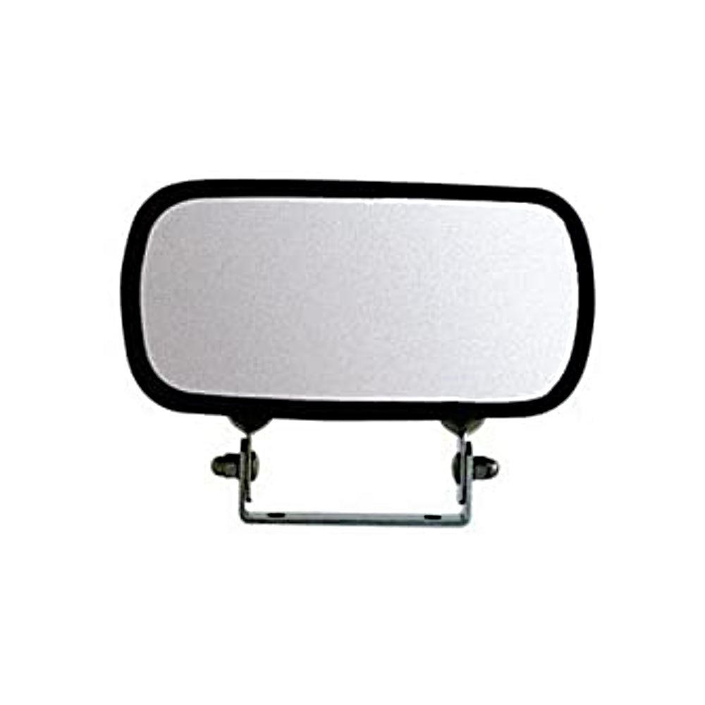 4" x 8" Stainless Steel Over Door Convex Mirror