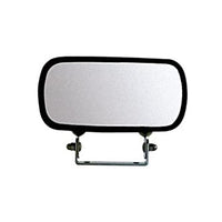 4" x 8" Stainless Steel Over Door Convex Mirror