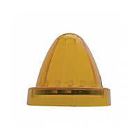 United Pacific 13 LED Watermelon Truck-Lite Style Cab Light - Amber LED/Amber Lens