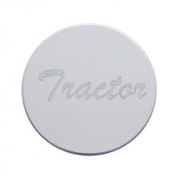 United Pacific "Tractor" Stainless Wood Air Valve - Cursive Script (Plaque Only)