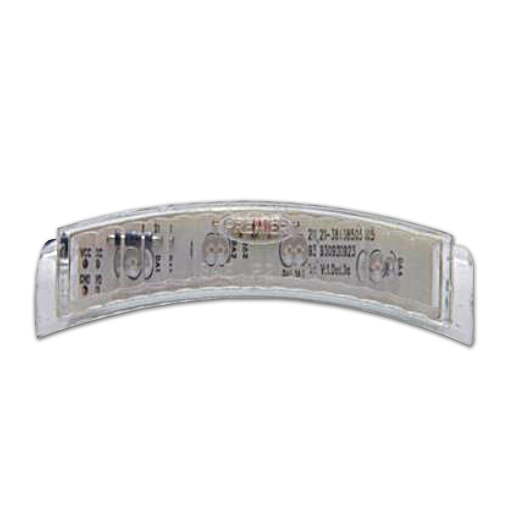 United Pacific 4 LED Dual Function Headlight Turn Signal Light - Amber LED/Clear Lens