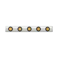 Roadworks 30" Stainless Steel Bar with 5 x 2" Round Light Holes