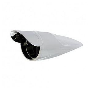 Chrome LED Cab Light Housing With Visor For Grakon 1000 Style Light