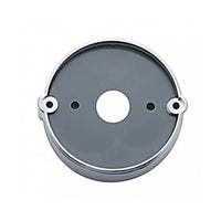 Chrome LED Light Flush Mount Base With or Without a Visor For Grakon 1000 Style Lights