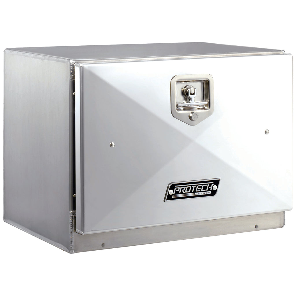 15" x 15" Polished Aluminum Tool Box