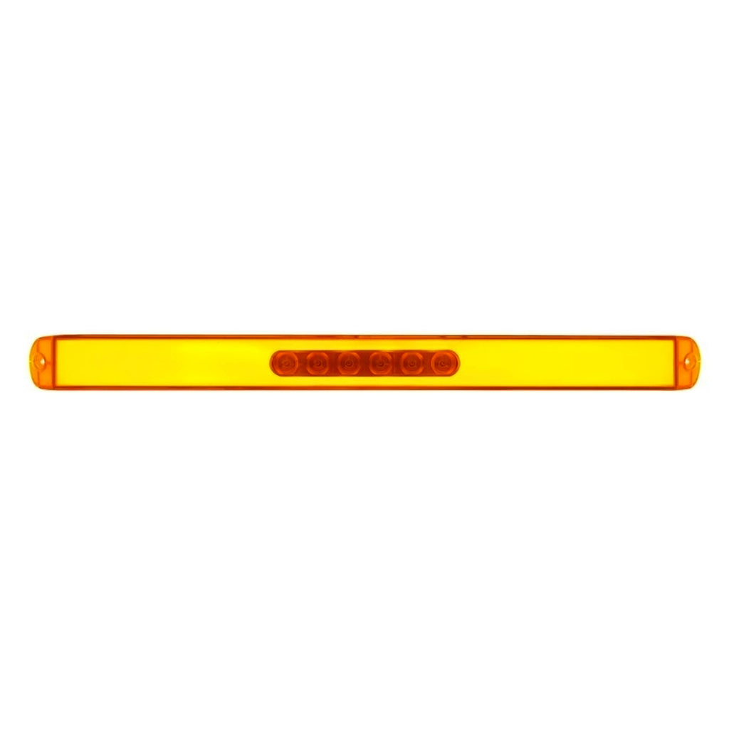 17" 11 LED GLO Light Bar Amber / Amber Lens