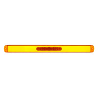 17" 11 LED GLO Light Bar Amber / Amber Lens