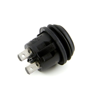 OptiFuse R13-527C2-02 Waterproof Round Push Button Switch, (On)-Off, SPST, 2 Contacts