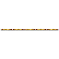94" Stainless Light Bracket With 5 X 11 LED 17" Light Bars - Amber or Clear Lens