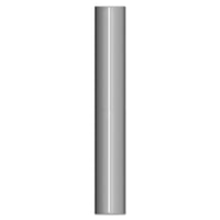 Lincoln Industries - 114" x 5" Chrome Flat Top Stack O.D.