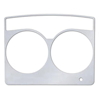 Stainless Speed/Tachometer Dash Panel Trim For 2006+ Kenworth W900, T800, & C500