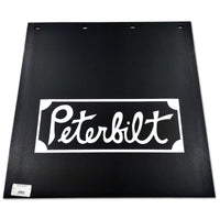 24" x 24" x .320" "Vintage" Peterbilt Logo Mudflaps