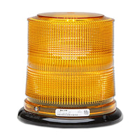 Whelen - L10 Series DUO™ Color "High or Low Dome" Beacon Lights - Permanent Mount (Amber/White)
