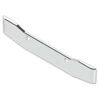 1967 - 1981 Kenworth W900A 16" Taper Rolled End 7GA Bumper with Bolt & Tow Pin Holes