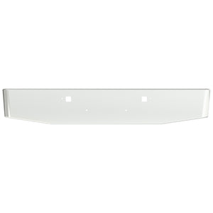 Peterbilt 365, 388, 389 16" Tapered End Chromed Steel Bumper w Bolt & Tow Holes