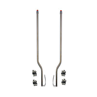 Bores Mfg. - Peterbilt 330/335 42" Stainless Steel Bumper Guides (Amber)