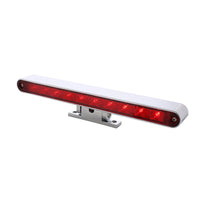 United Pacific 10 LED Dual Function 3rd Brake Light With Chrome Swivel Pedestal Base - Red LED/Red Lens
