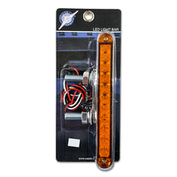 10 LED 6 1/2" Double Face Light Bar - Amber & Red LED