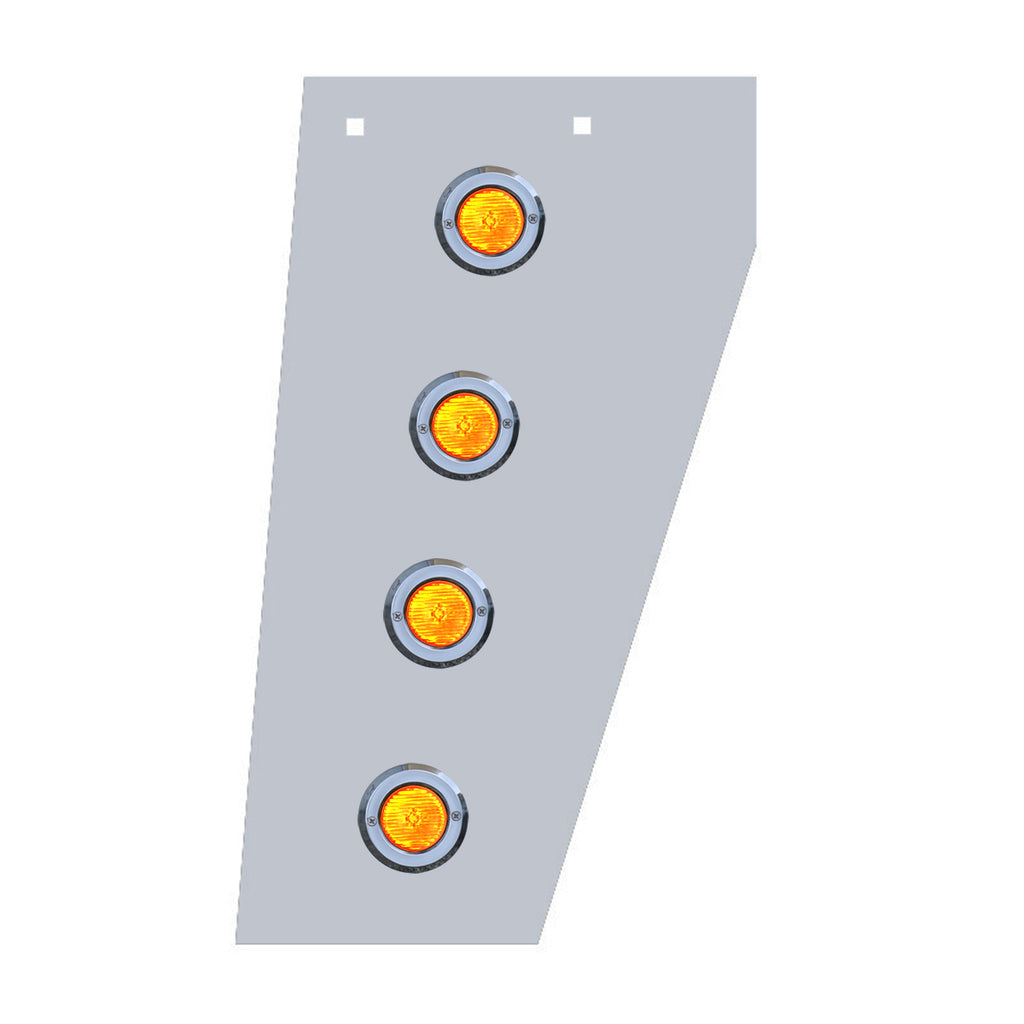 Roadwork's Peterbilt 379 Cowl Extension with 8 x 2" Light Holes