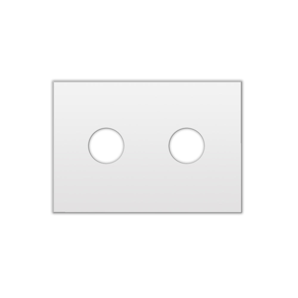 Roadworks - Stainless Steel CB Switch Panels (2 Hole)