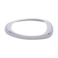 Chrome Plastic Sleeper Fairing Light Bezel For Freightliner Century/Columbia/Coronado