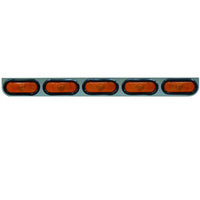 Roadworks 48" Stainless Steel Bar with 5 Oval Light Holes