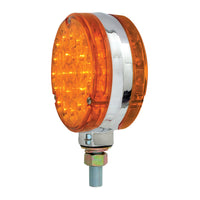 4" Double Face Pearl LED Pedestal Light (Amber/Amber Lens)