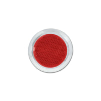 Grand General 2-1/8" Round Stick-On Reflector w Chrome Trim (Amber or Red)