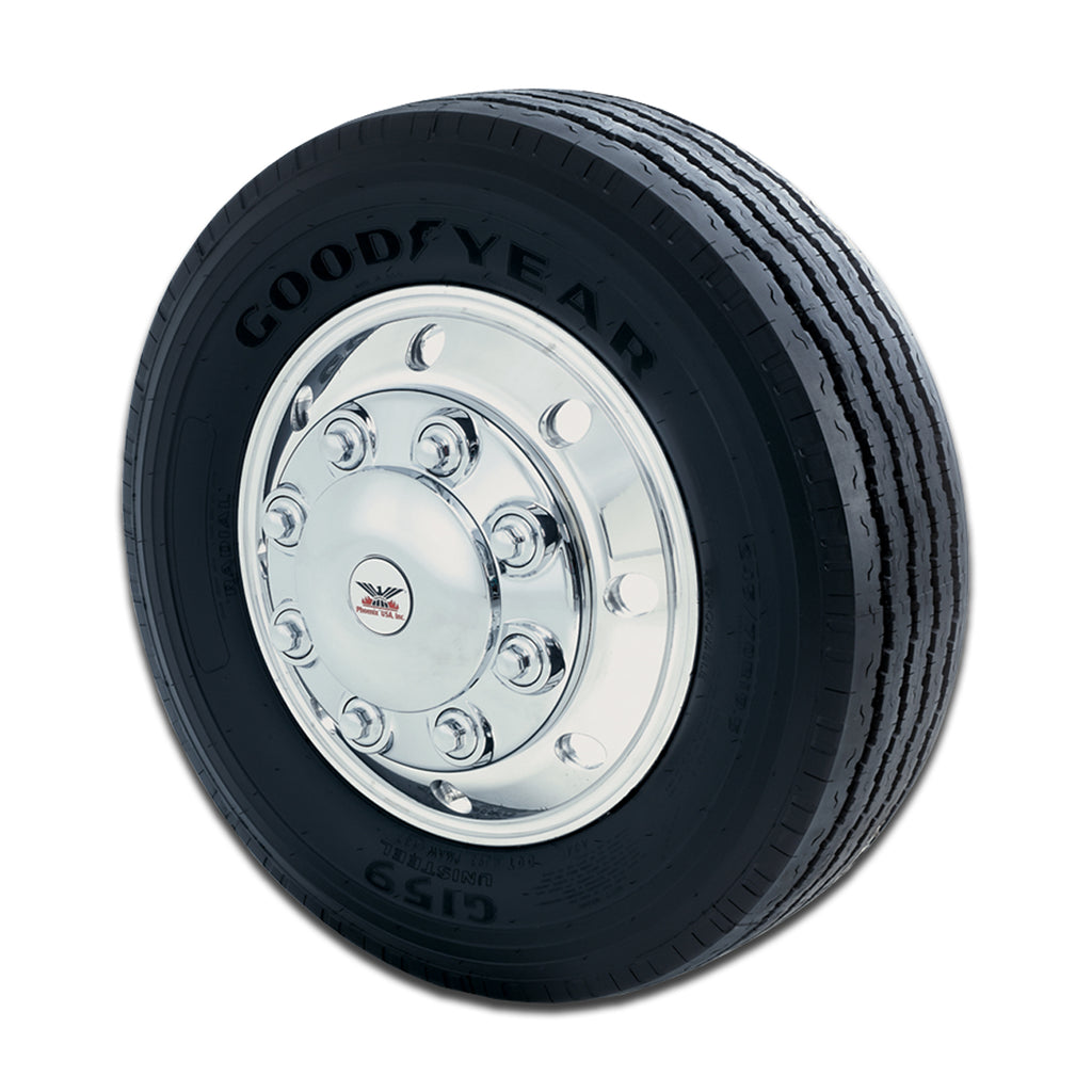 Phoenix USA® 19.5", 8 Lug 22 or 20 MM Studs Front or Rear Hub Cover