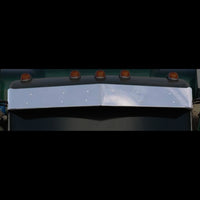 2011+ Flat Top 1 Piece Curved Windshield 13" or 10" Drop by Roadworks