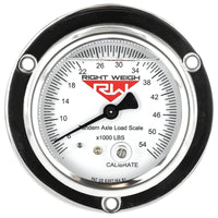 Right Weigh 250-54-FF TANDEM Axle Load Scale for Single HCV Air Suspensions