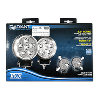 4.5" 'Radiant Series' LED Work Light with 180 degree Side Flood Combo