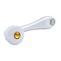 Chrome Jeweled Window Cranks - 6 Jewel Colors