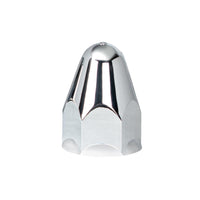 1 1/2" X 2 3/4" Chrome Plastic Bullet Nut Cover - Push-On (20 pack)