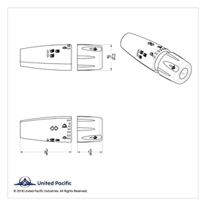 Chrome Plastic Turn Signal Lever Cover For 2006-2019 Peterbilt & Kenworth