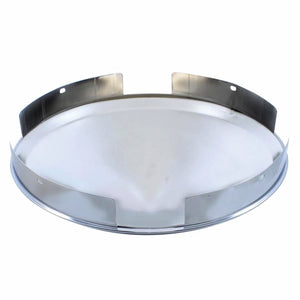 Chrome Pointed Front Hub Caps