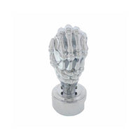 Chrome Skull 13/15/18 Speed Gearshift Knob w/ Adapter