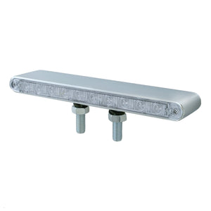 Double Faced Light Bar w/ Two 9" 10 LED Light Bars Colored or Clear Lens