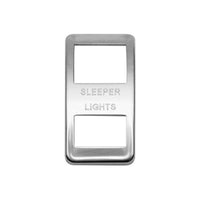 Western Star Stainless Steel Rocker Switch Trims - Various Engravings