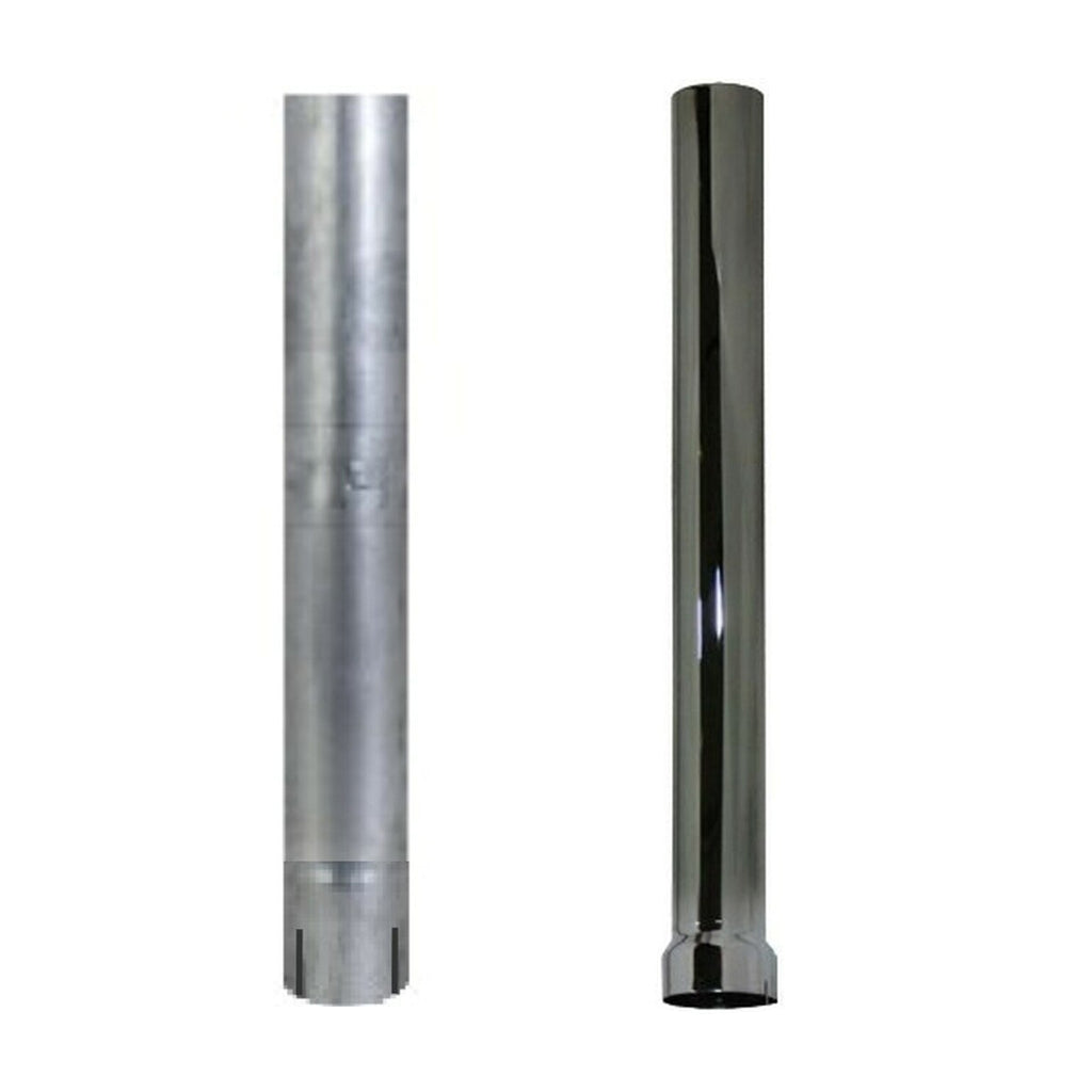 Grand Rock - 4" or 5" Straight Tube Pipes (Aluminized or Chrome)