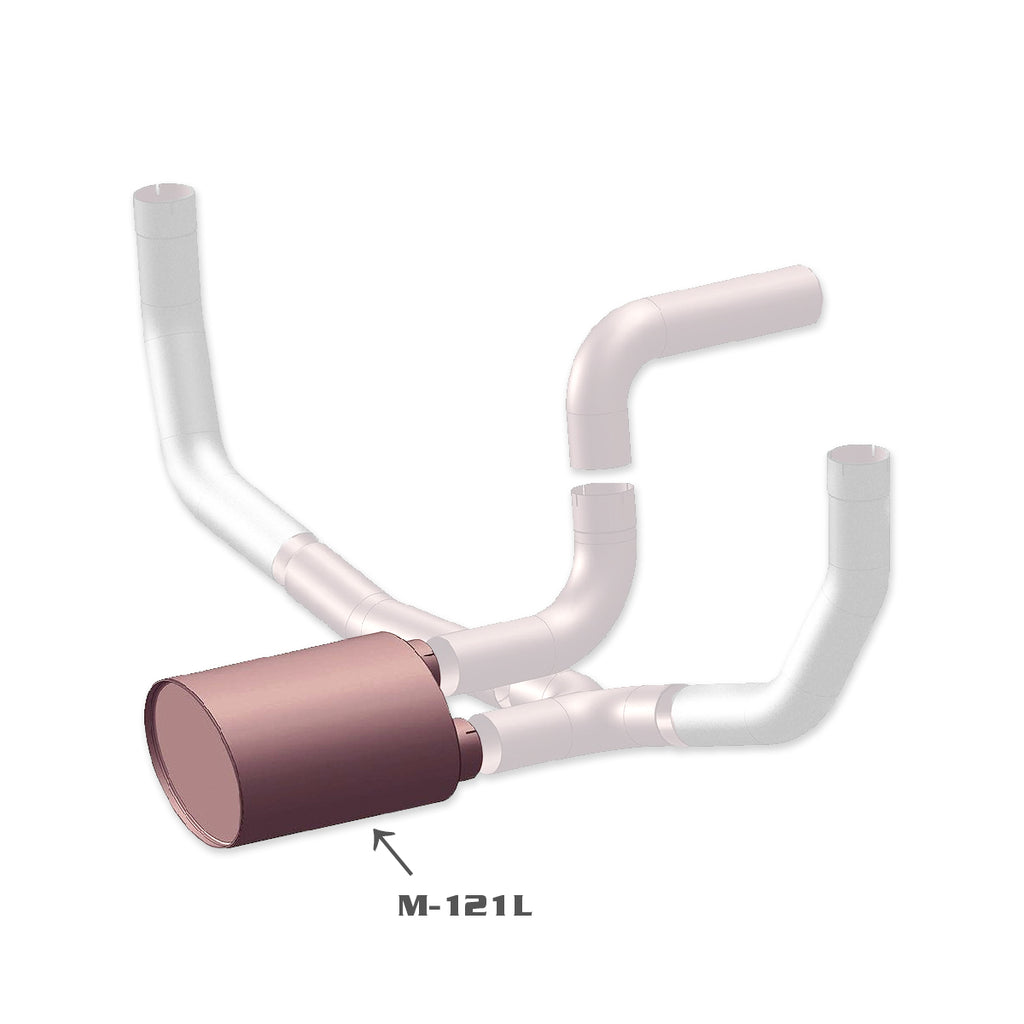 Dynaflex - Kenworth AeroCab Standard OEM Style Replacement Muffler