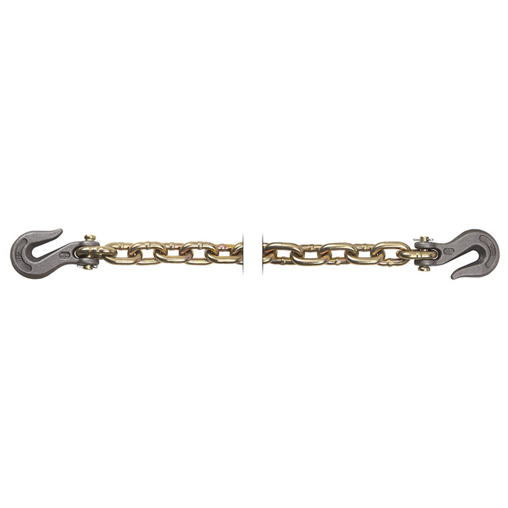 1/2" Grade 70 , 11,300 WLL w/ G80 Clevis Pin Grab Hooks