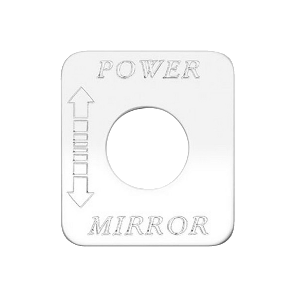 Engraved Switch Plate - Power Mirror Right