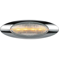 M1 LED 4" Oval Light with Chrome Housing
