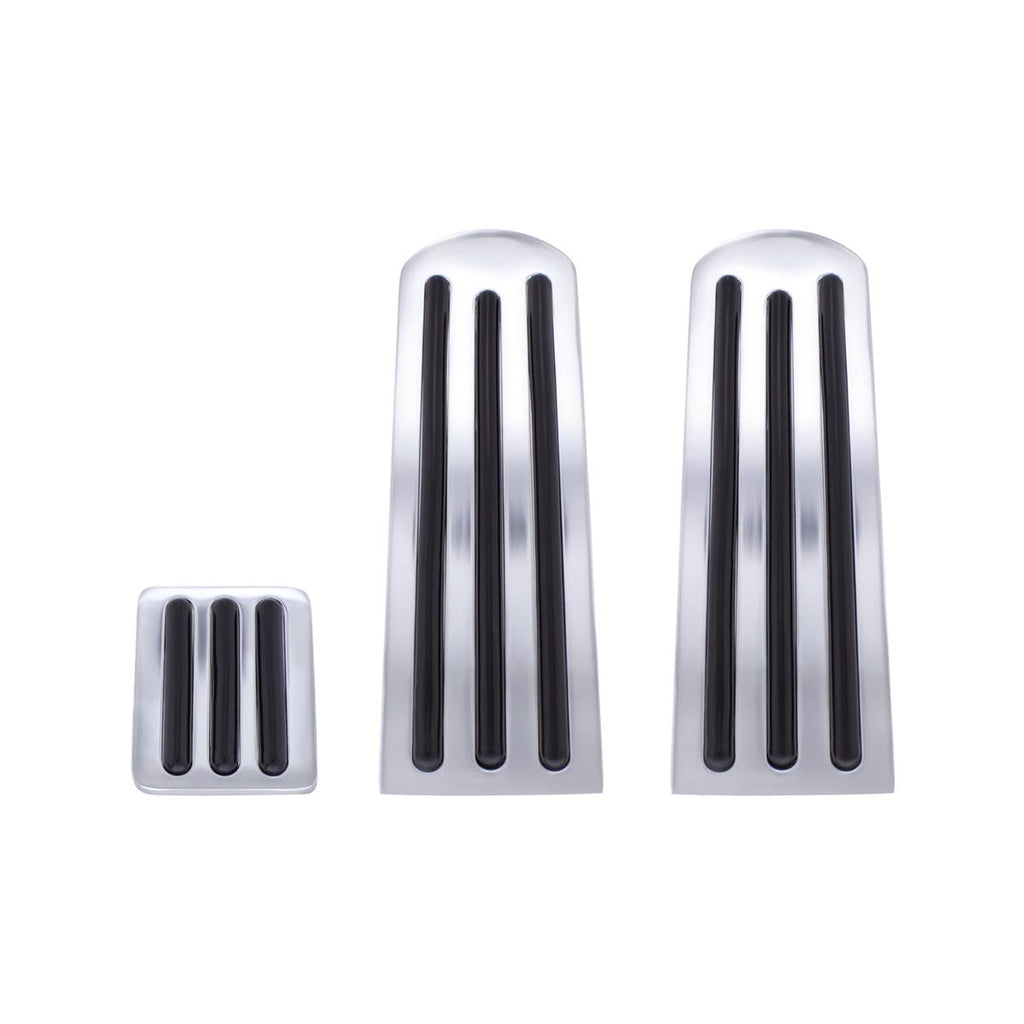 Peterbilt Chrome Pedal Set w Colored Inserts
