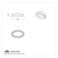 Peterbilt Glove Box Emblem Bezel